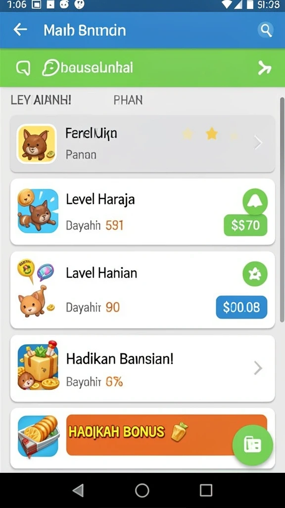 Tampilan antarmuka yang menarik dan mudah digunakan.