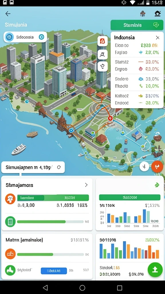 Antarmuka permainan yang intuitif dan responsif.