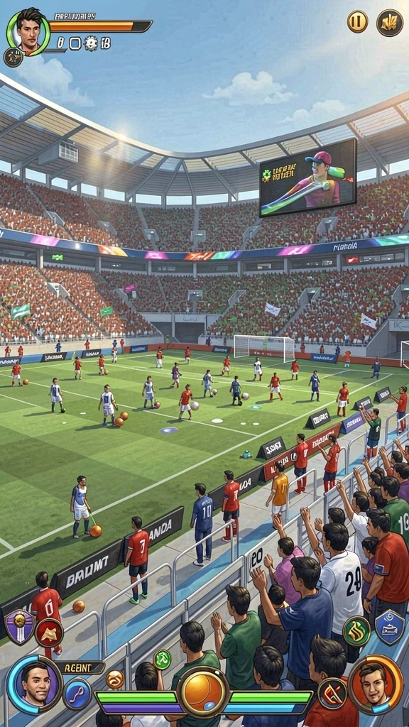 Gameplay yang seru dengan berbagai rintangan untuk dilewati.