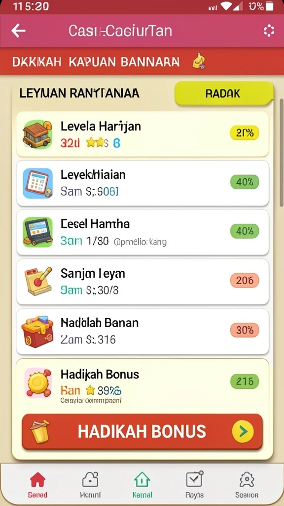 Tampilan antarmuka pengguna yang menarik dan navigasi yang mudah.