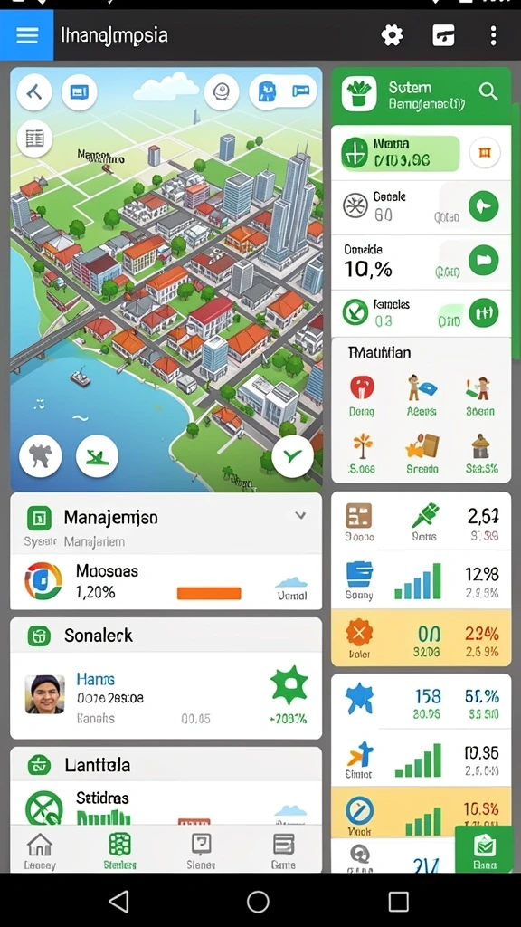 Tampilkan karakter utama yang sedang beraksi.
