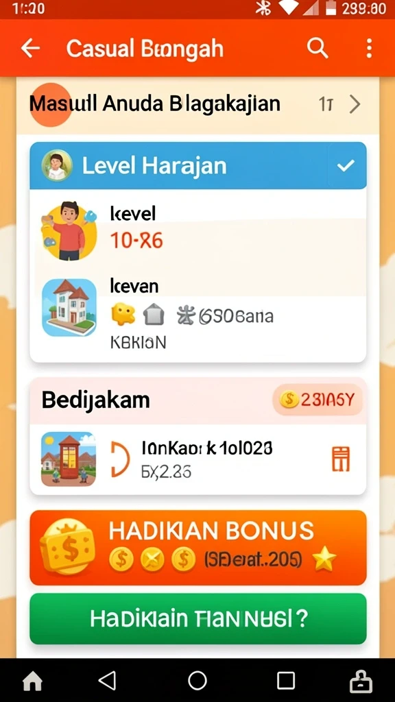 Screenshot menunjukkan karakter utama dalam aksi.