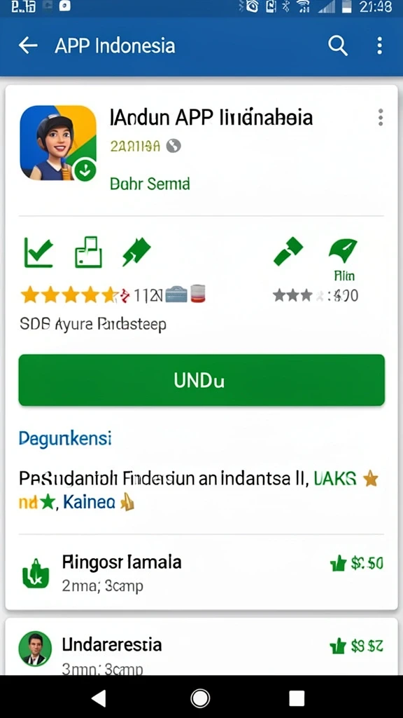 Tampilan antarmuka yang modern dan menarik.