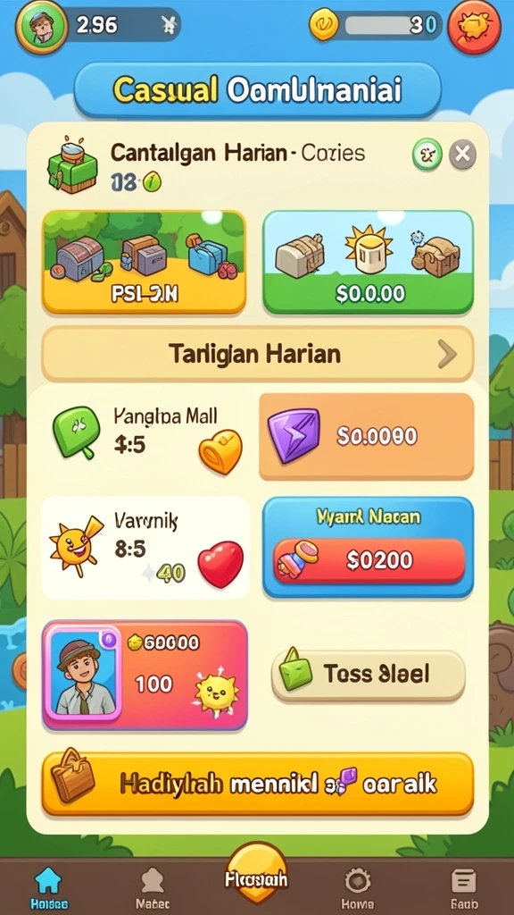 Keseruan bermain dalam berbagai mode permainan.