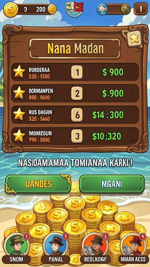 Screenshot menunjukkan karakter baru yang menarik.
