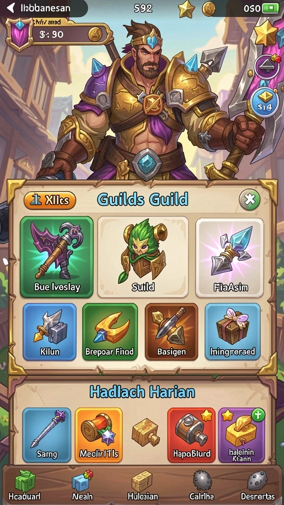 Karakter unik yang bisa dipilih dalam game.