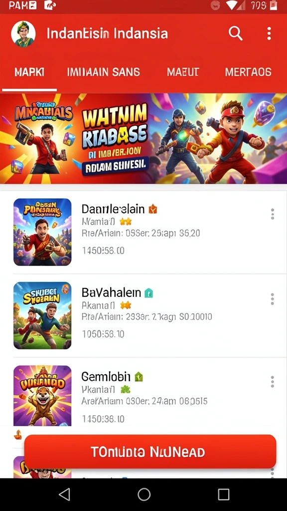 Berbagai mode permainan yang menarik.