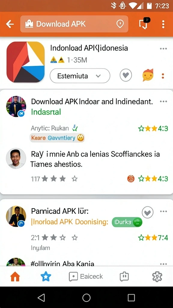 Tangkapan layar menampilkan karakter unik yang bisa dipilih.