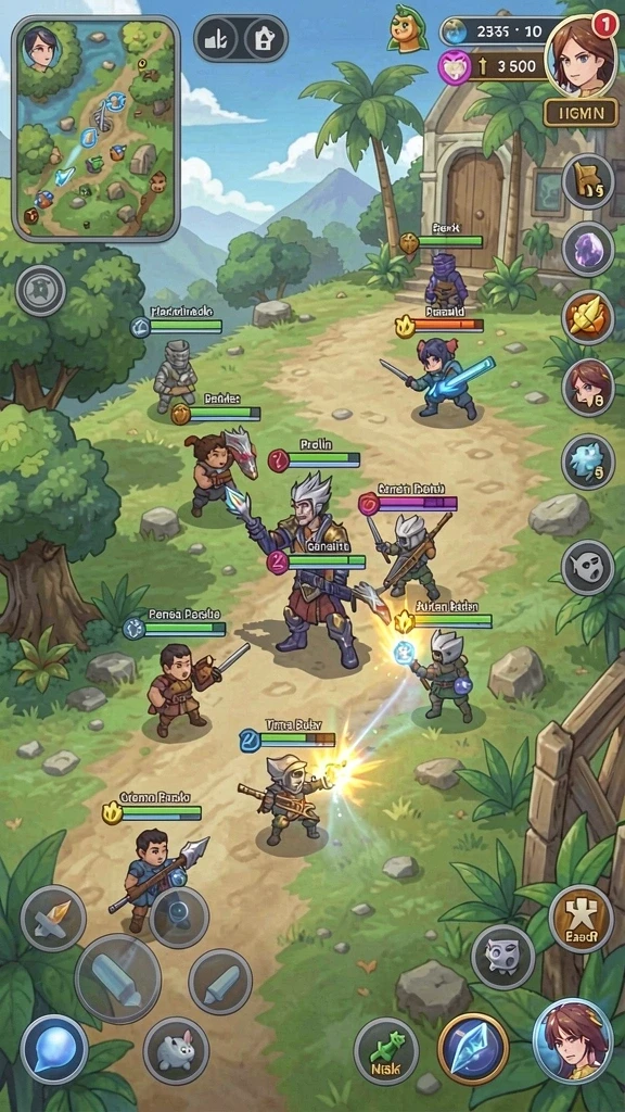 Fitur multiplayer memungkinkan bersosialisasi antar pemain.