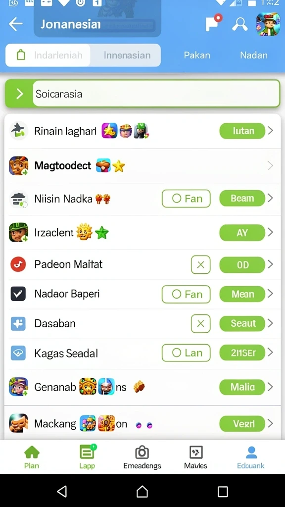 Beragam permainan olahraga yang tersedia di HOKIBET.