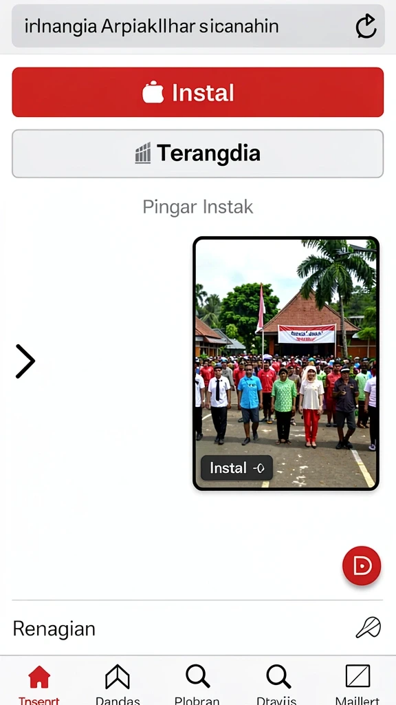 Tampilan awal permainan yang menarik dan intuitif.