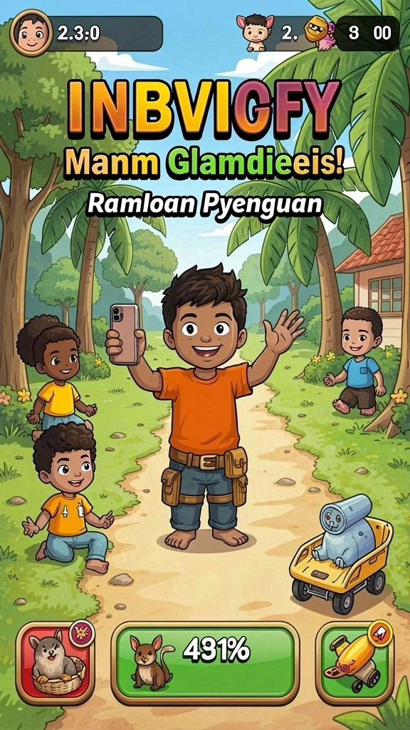 Berkompetisi dengan teman untuk menyelesaikan teka-teki.