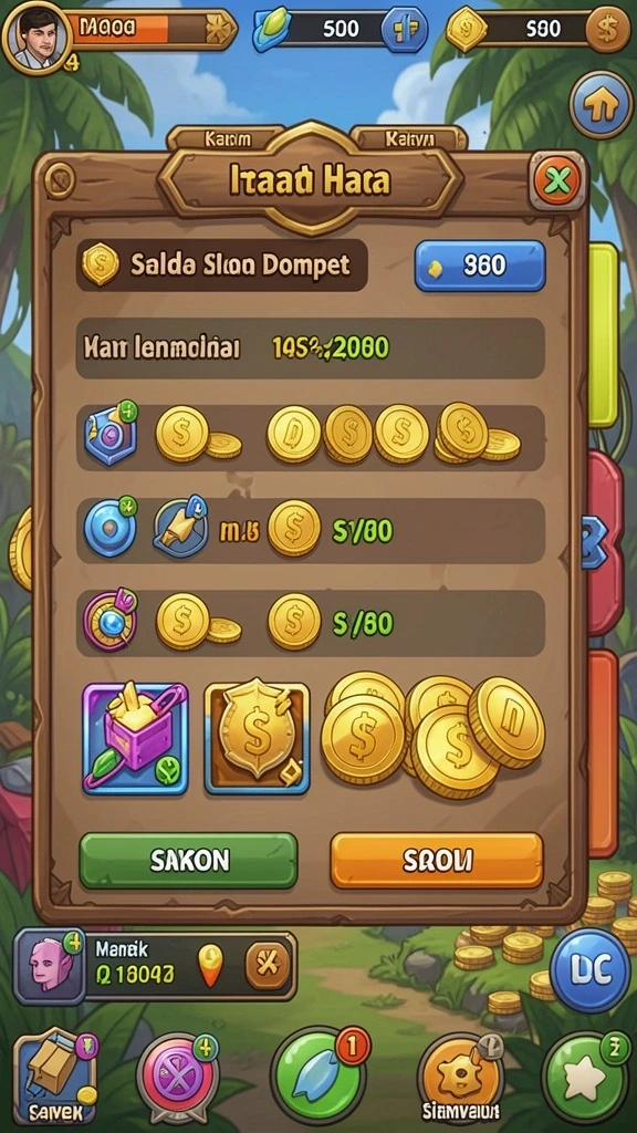 Karakter unik yang dapat Anda pilih dan kustomisasi.