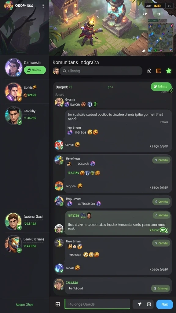 Tangkap layar menunjukkan tampilan antarmuka utama IND777.
