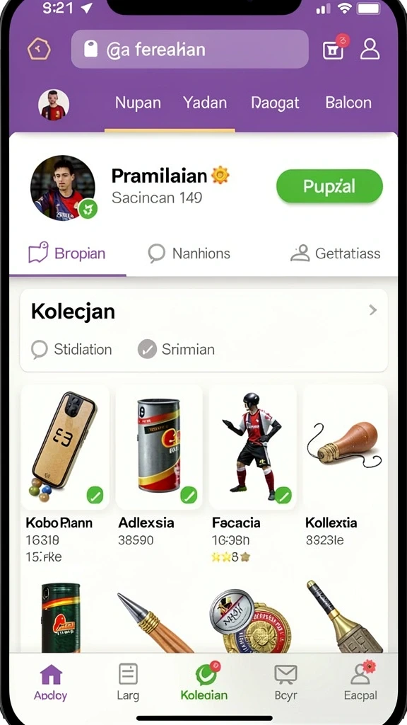 Tampilan antarmuka yang bersih dan menarik.