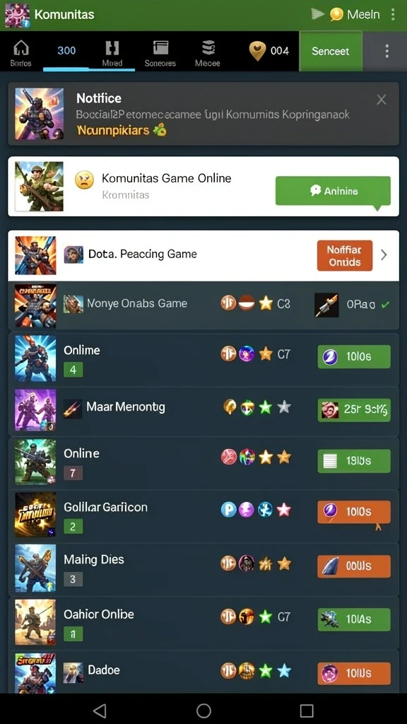 Peringkat leaderboard yang kompetitif dan menarik.