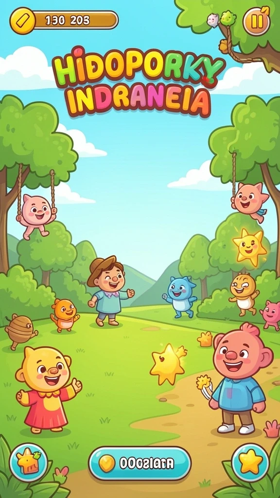 Tampilan awal game KATAKWIN yang menarik.