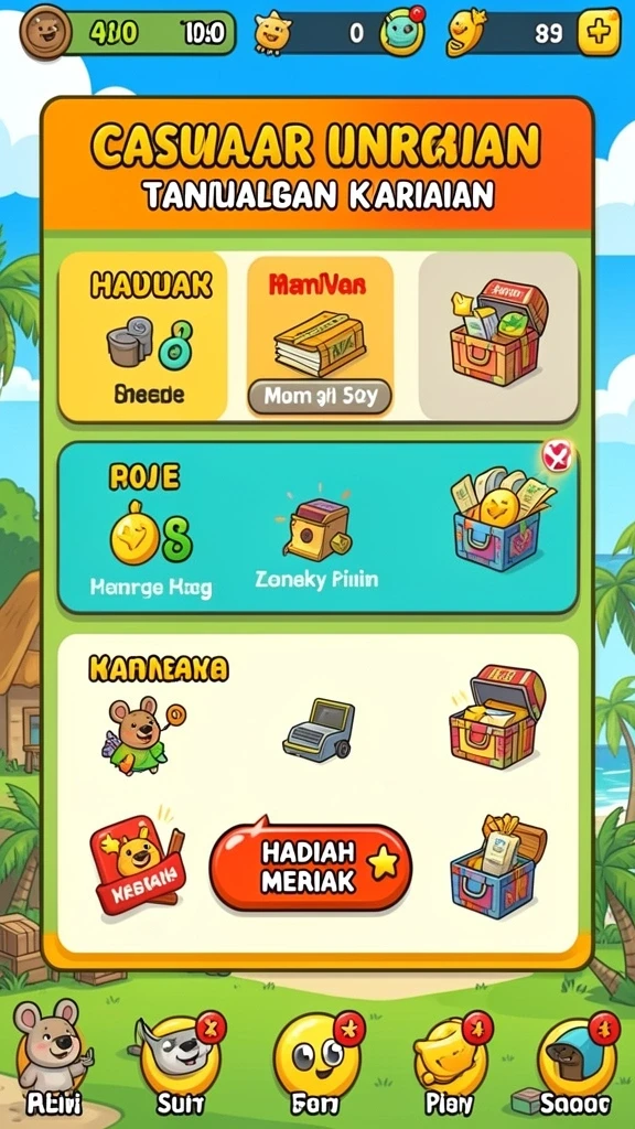 Mode permainan yang beragam dan menantang.