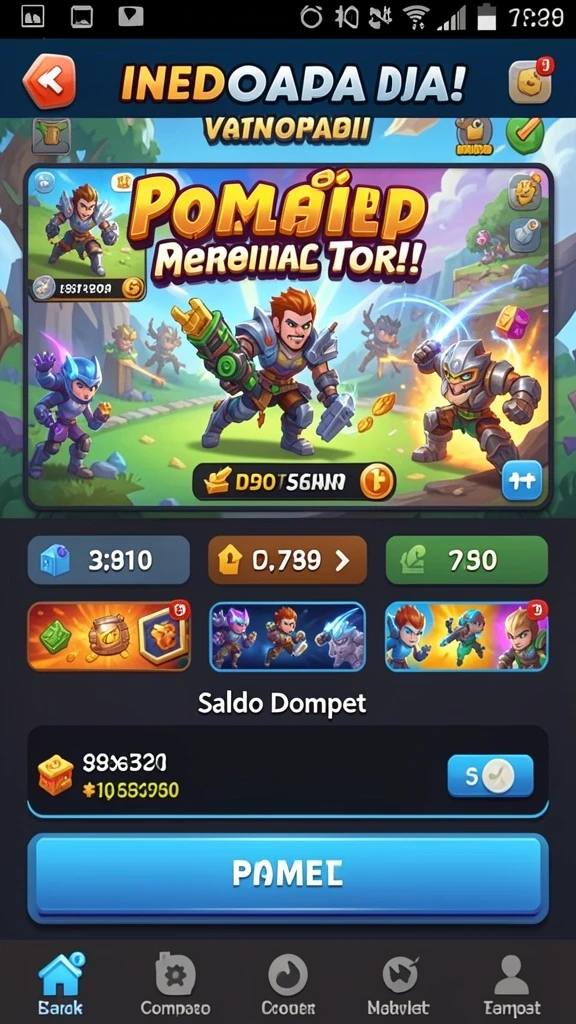 Gameplay yang seru dengan banyak tantangan.