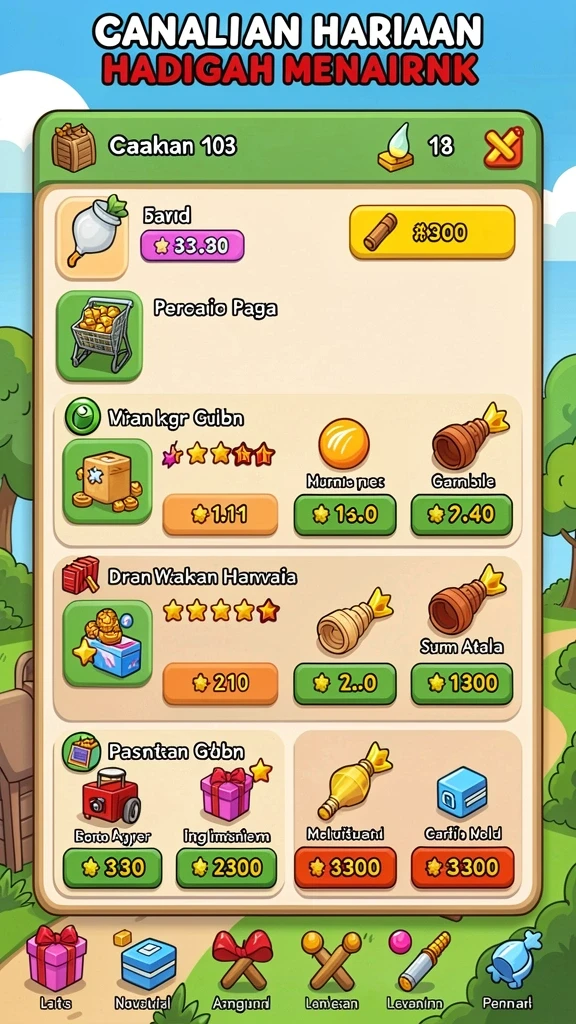 Fitur bonus menarik untuk menambah pengalaman bermain.