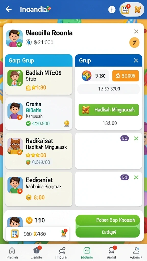 Tampilan antarmuka yang menarik dan mudah dinavigasi.