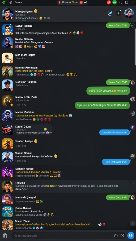 Tampilan awal game dengan karakter lucu.