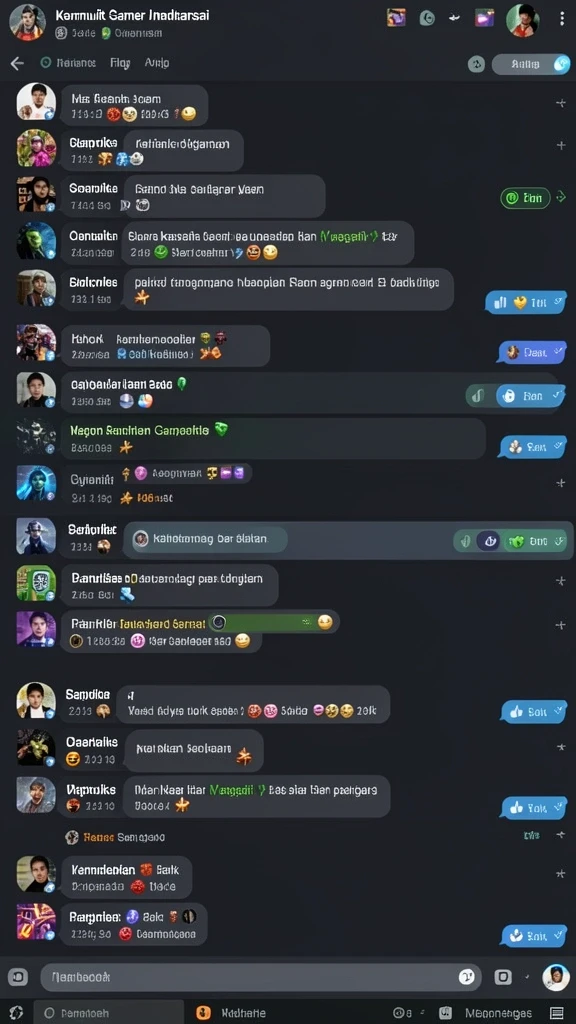 Interaksi sosial yang menyenangkan.