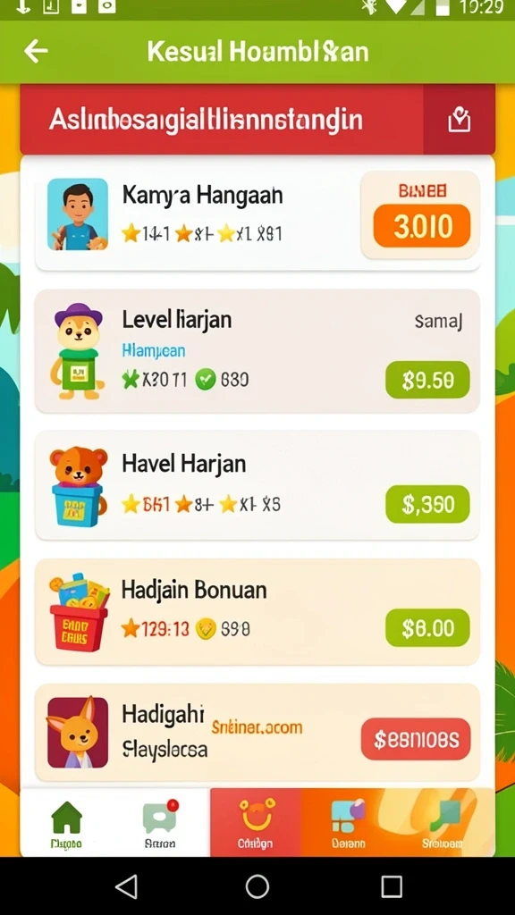 Fitur bonus harian yang menggiurkan.