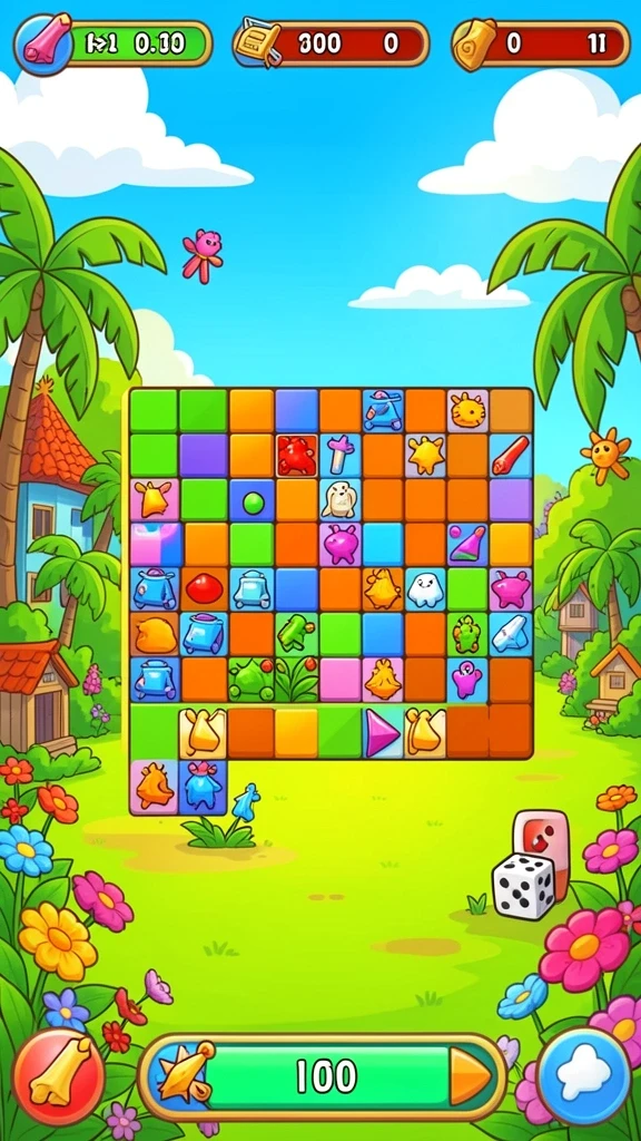 Gameplay seru yang menggugah strategi pemain.