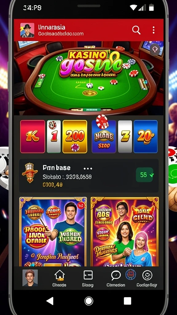 Screenshot menunjukkan antarmuka permainan yang menarik.