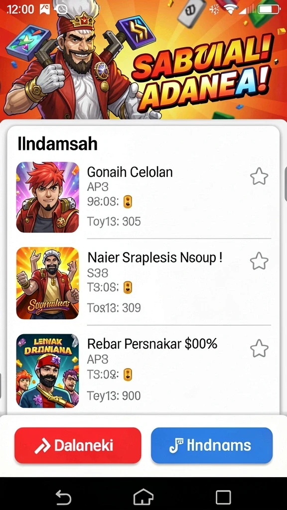 Screenshot menunjukkan permainan slot yang menarik.