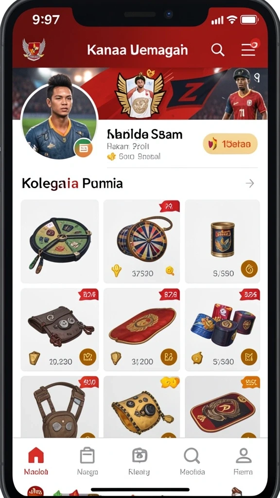Karakter unik dengan desain menarik.