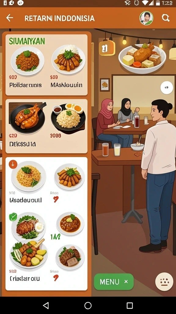 Menu pilihan permainan yang beragam dan lengkap.