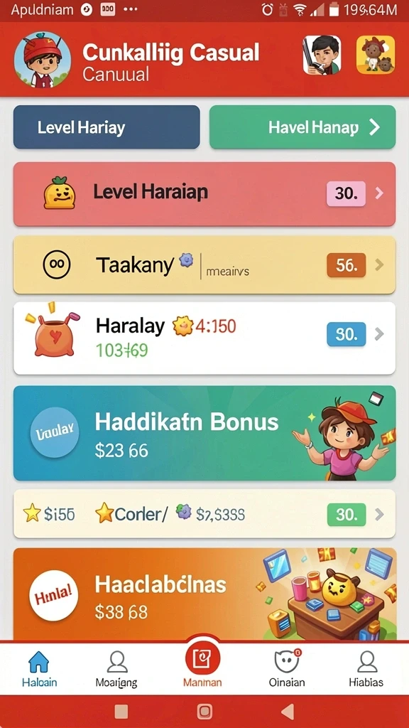 Level menantang yang penuh strategi.