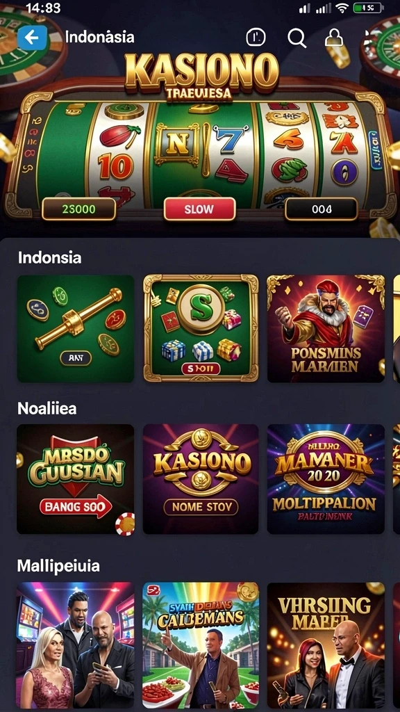 Tampilan awal RPGAME yang memukau dan menarik.