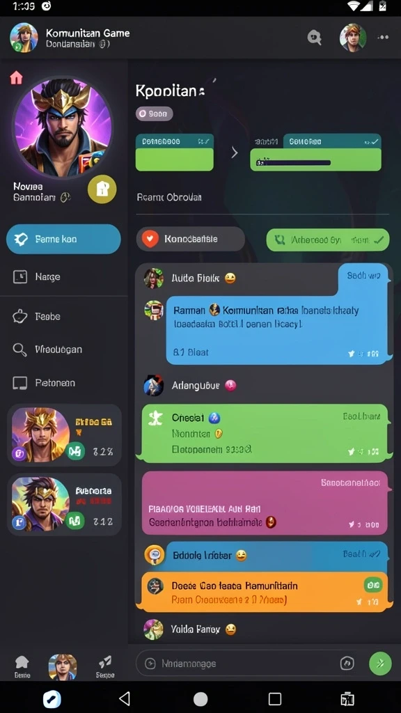 Screenshot 2: Karakter dengan kostum unik dalam aksi.