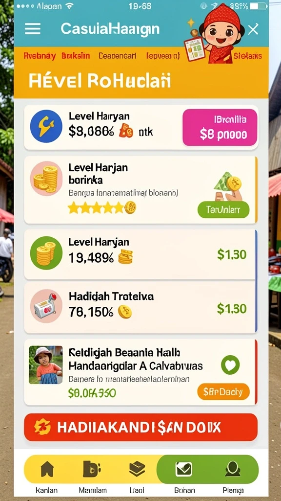 Screenshot 3: Level menantang dengan latar belakang yang menakjubkan.