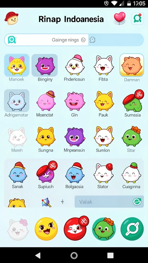 Gambaran dunia yang menarik dan penuh warna.