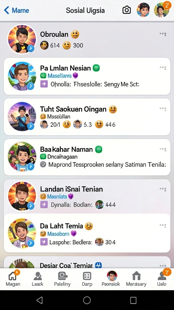Karakter-karakter menarik dengan kemampuan unik.