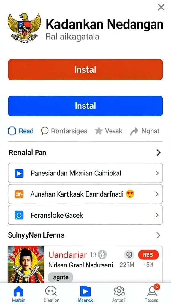 Tampilan antarmuka yang menarik dan mudah dinavigasi.