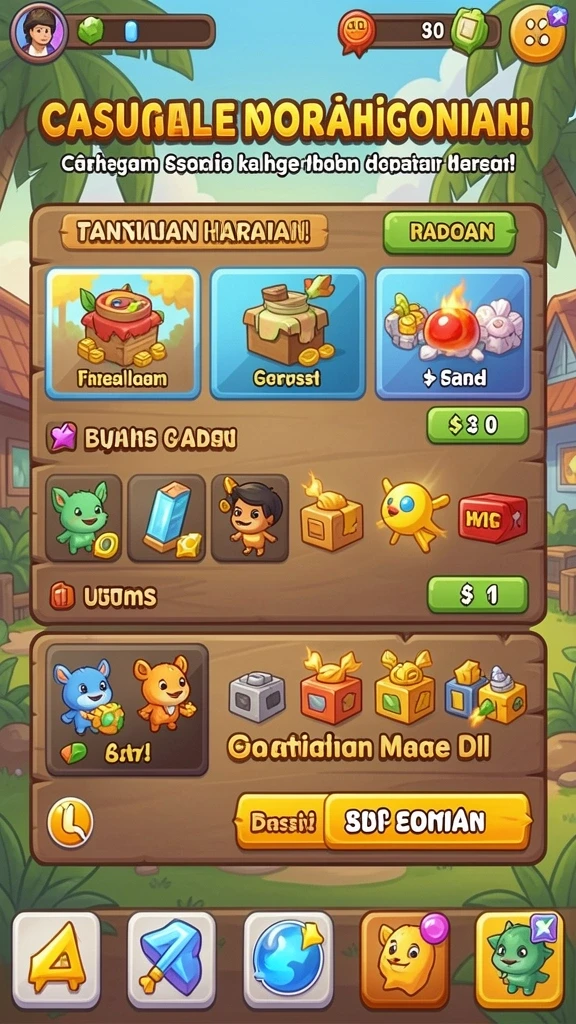 Tampilan antarmuka yang menarik dan intuitif.