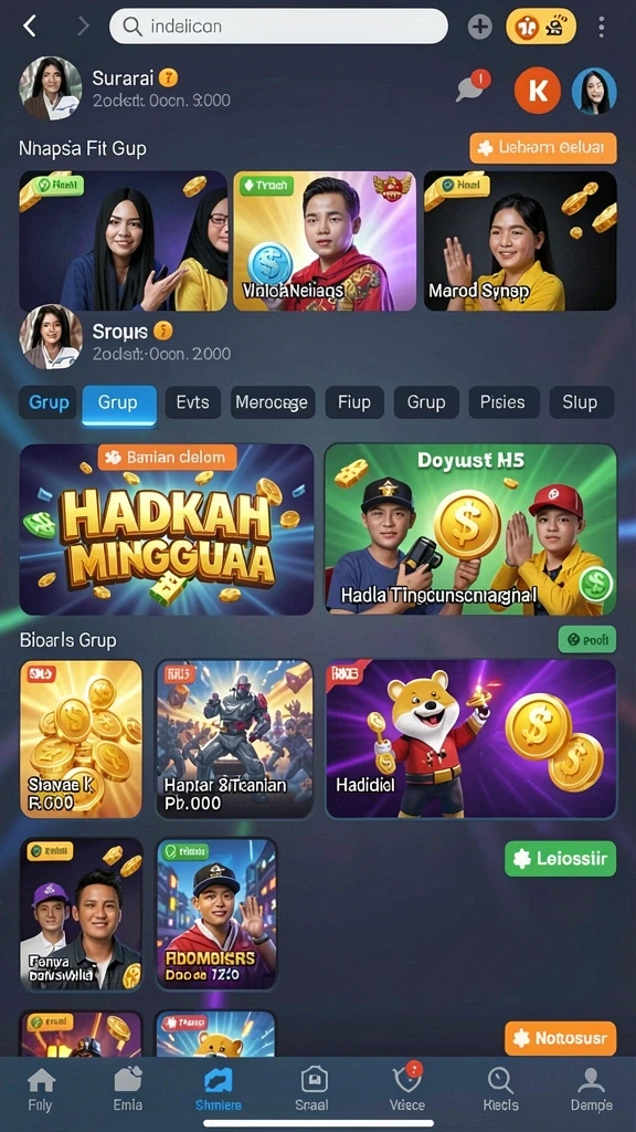 Tampilan antarmuka yang ramah pengguna.
