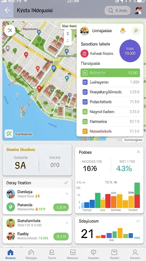 Antarmuka yang modern dan menarik untuk pengguna baru.