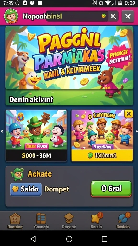 Beragam permainan menarik untuk dimainkan kapan saja.