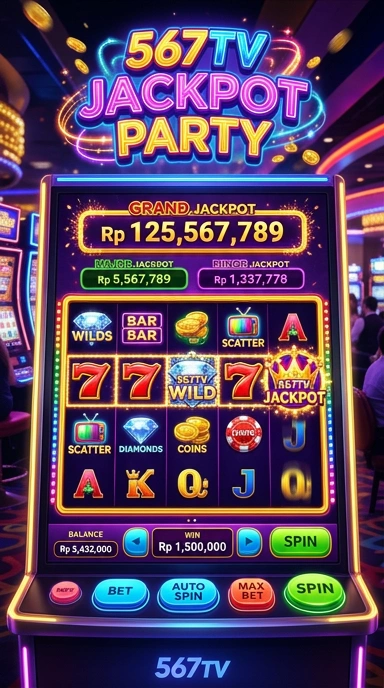 567tv — layar beranda